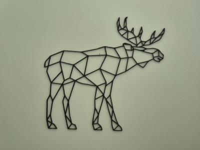 Moose low poly art