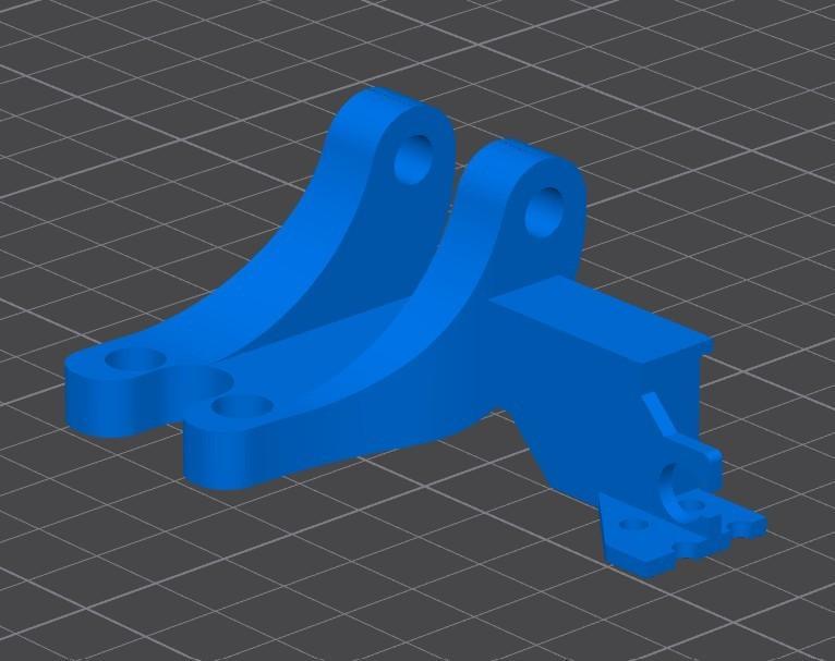ender 3 V2 filament guide with wire management
