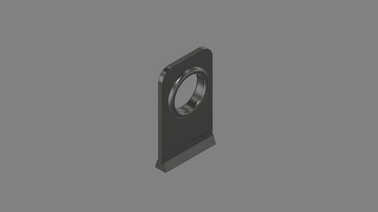 Shutter handle for caravan