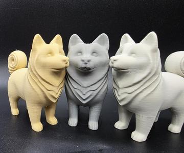 Husky / Shiba Inu Figure