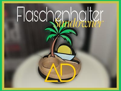 Rum Bottle Holder "Sundowner"