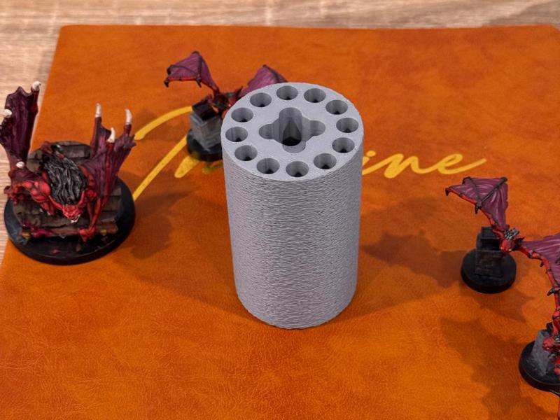 Simple Miniature Paint Brush Holder