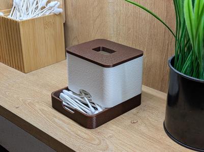 Q-Tip Cotton Swab Dispenser storage container