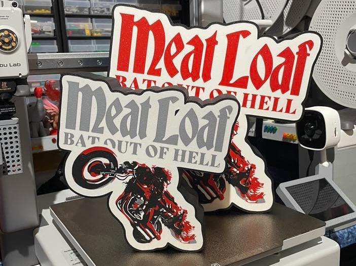 Meat Loaf Bat Out Of Hell Light Box