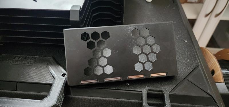 MMU3 Encloser Addon Buffer Plate Holders (20x5x2mm Magnet Remix)