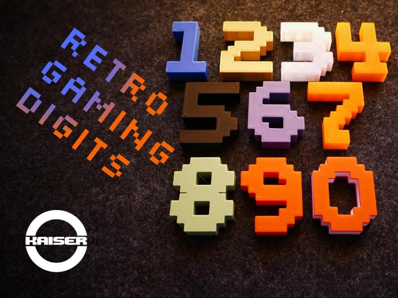 Retro Gaming Digits