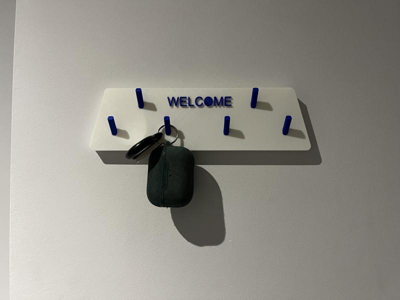 Key Wall Hanger - 6 Hooks