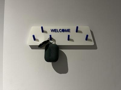 Key Wall Hanger - 6 Hooks