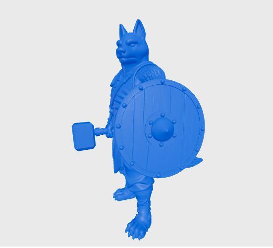 Wolfman Blacksmith  for D&D and other games 