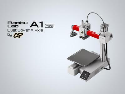 Dust Cover X Axis BambuLab A1 Mini