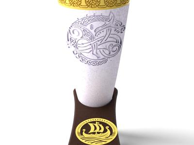 Viking Longship Horn Holder- Set Sail for Valhalla