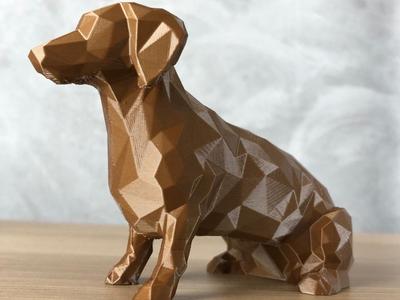 Dachshund Low Poly