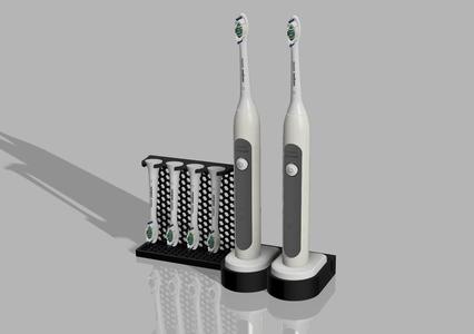 Philips Sonicare (7300) Dualstand, 4 Brushes (Honeycom)