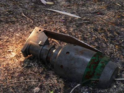 Gas Grenade prop [Mk.II Gas Us] Foxhole green ash