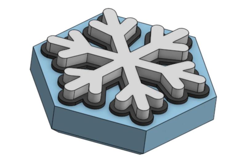 Freeze Counter Token for Marvel Champions Iceman Ally (or Storm's Blizzard)