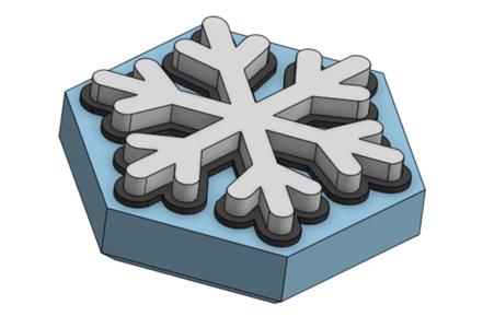 Freeze Counter Token for Marvel Champions Iceman Ally (or Storm's Blizzard)