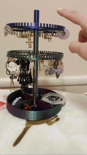 Earring and Ring Rack / Holder with Tray