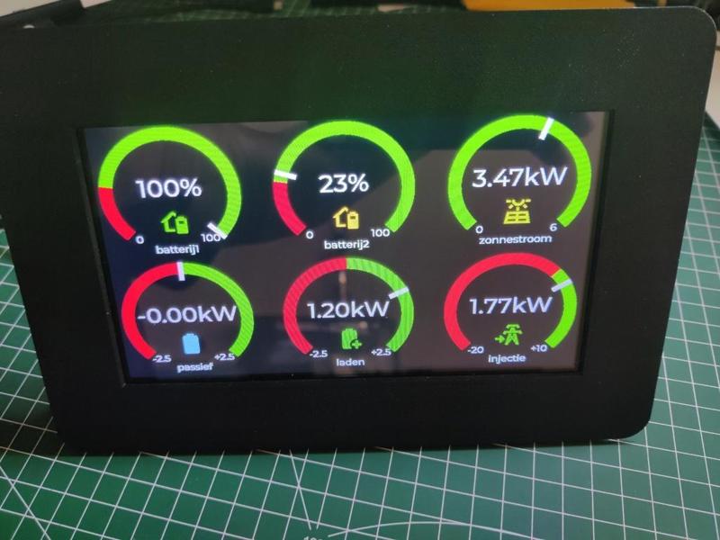Display enclosure for 7 inch ESP32-8048S070C touchscreen display