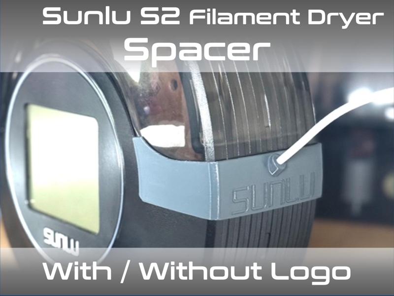 Sunlu S2 filament Dryer spacer and PTFE fitting