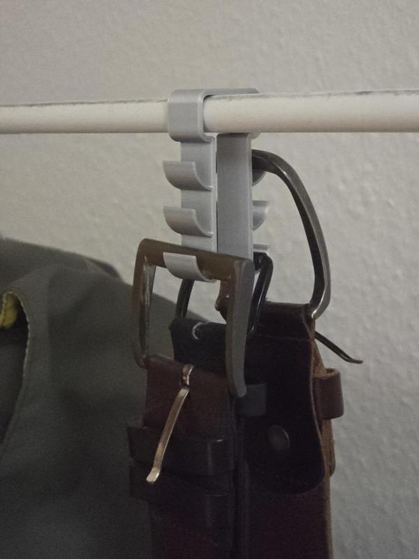 Quickprint™ Belt hanger / belt hook / belt holder for Ikea Mulsig