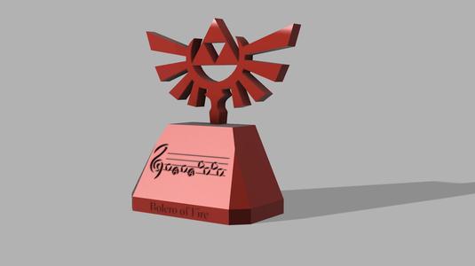 Bolero of Fire Plinth