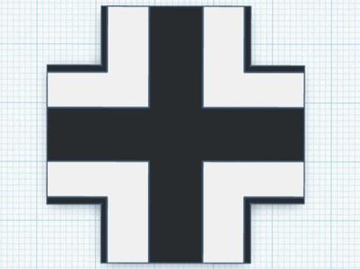 WW2 German Cross ID marking 