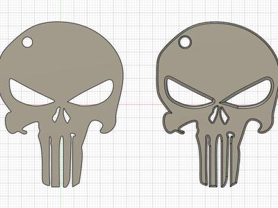 The Punisher Key Ring