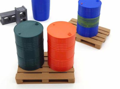 Oil Drum - Scale model