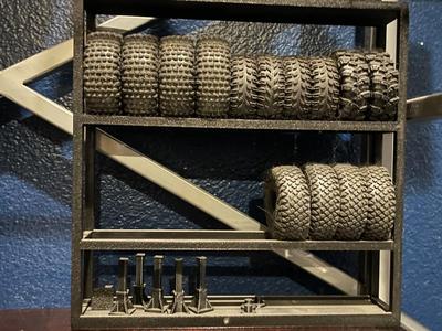 1/24 Scale Tire Rack