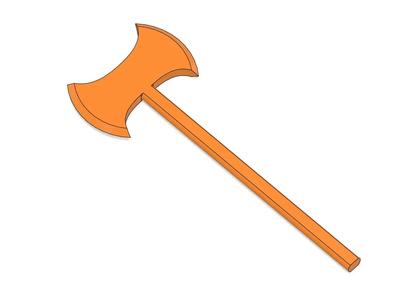 Battle Axe for Dummy 13