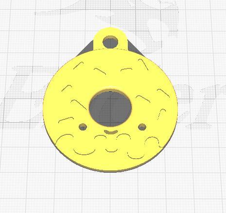 Donut Keychain