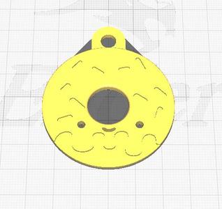 Donut Keychain