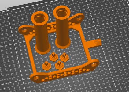 100mm SpoolHolder with PTFE guide (Spool Holder)