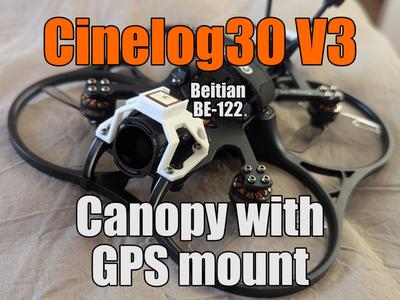 Cinelog30 V3 Canopy with GPS holder (Beitian BE-122)