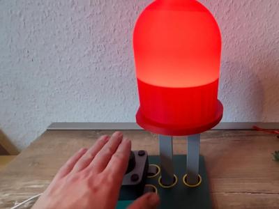 Big sized LED Lamp with tactile switch
