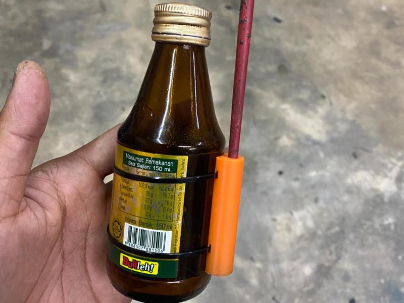 REDBULL glass brush holder for hobby