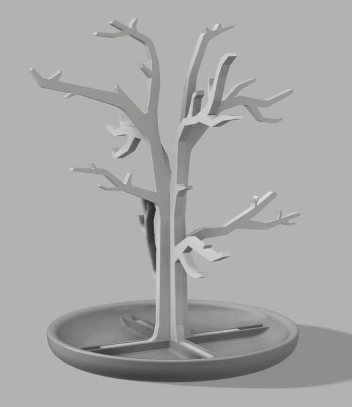 Modern Jewellery Stand Tree