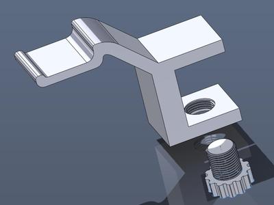 Head Phone Holder With Clamp screw