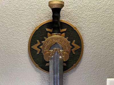 Herugrim Plaque | Shield of Rohan | The Lord of the Rings