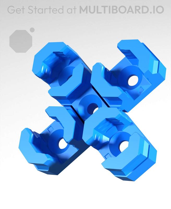 6.25 mm - Quad Offset Snap (DS Part A) - x4 Stack