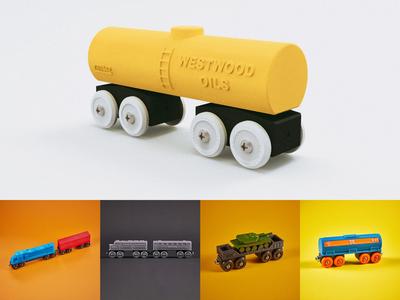 Toy Train Tank Car BRIO / IKEA compatible