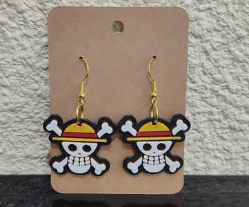 Luffy Skull Earrings