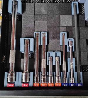 Gridfinity Universal Socket Trays - Extensions