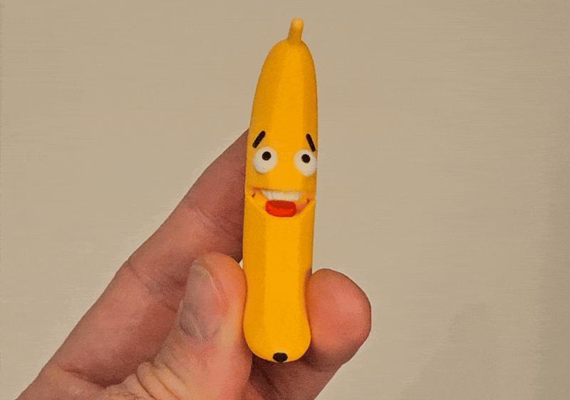 Go Bananas fidget keychain