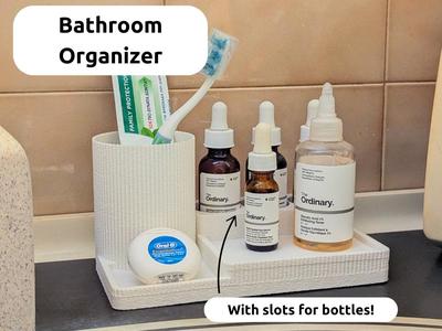 Bathroom Organizer Toothbrush Skincare Ordinary