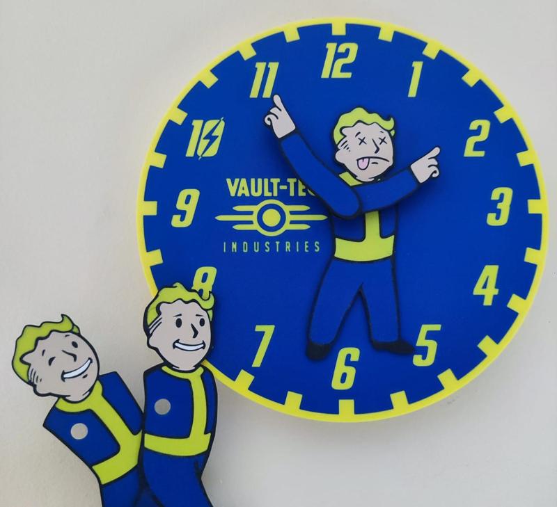 Vault-Boy Clock Inspired by Fallout
