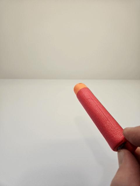 Self launching NERF Mega dart