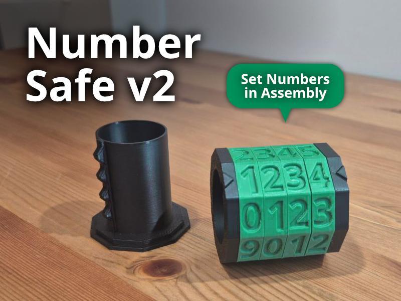 Number Safe - Cryptex (Version 2)