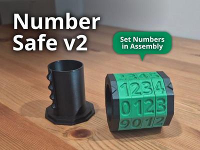 Number Safe - Cryptex (Version 2)