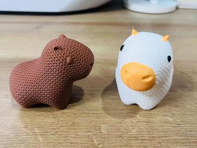 Adorable Knit Capybara